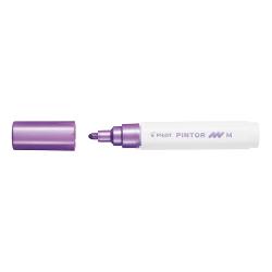 Marker cu vopsea Pilot Pintor Metalic, varf rotund, 1.4 mm, violet metalic PSW-PT-MMV