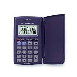 Calculator de buzunar Casio HL-820VER, 8 digits, cu etui, negru 