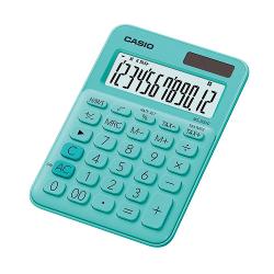 Calculator de birou Casio, 12 digits, verde MS-20UC-GN
