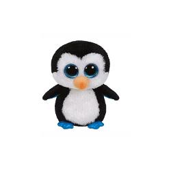 Jucarie de plus Beanie Boos WADDLES - penguin/pinguin, 15cm, TY 36008
