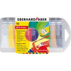 Tempera Ebehard 10 Culori 12ml cutie plastic E575510 