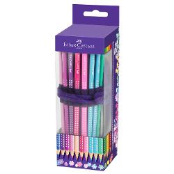 Rollup 20 Creioane Colorate Sparkle+Accesorii Faber-Castell 201738 clb.ro imagine 2022