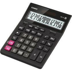 Calculator de birou Casio GR-16-W-EP, 16 digits, negru imagine 2022