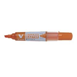 Marker pentru tabla Pilot Vboard Master, varf tesit, 2.2 mm, portocaliu PWBMA-VBM-MCO-BG