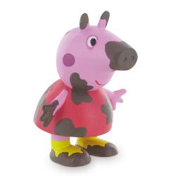 Figurina Comansi Peppa Pig on the mud Y99687