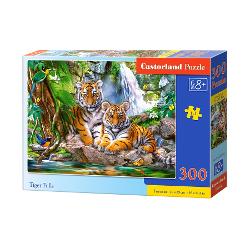 Puzzle 300 piese Tiger Falls Castorland 30385