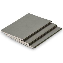 Booklets A5 softcover grey 148 x 210 cm 64 pages 3/set 4034282