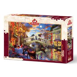 Puzzle 1500 piese - Rialto Bridge Venice AP5372