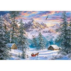 Puzzle 1000 piese Mountain Christmas 104680
