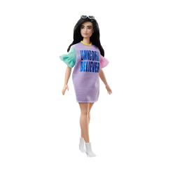 Papusa Barbie fashionista cu rochita unicorn believer MTFBR37-FXL60