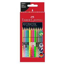 Creioane colorate Faber-Castell 12 culori Grip Special 201569