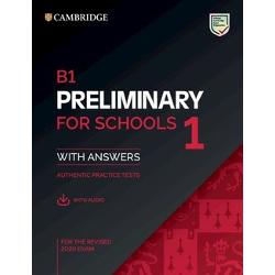 B1 preliminary for schools 1 with answers Cambridge for the revised 2020 exam