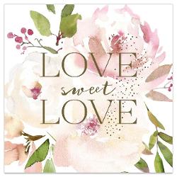 Mini felicitare nunta/love sweet love a124401
