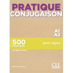 Pratique Conjugaison - Niveaux A1/A2 - Livre + Corrigés