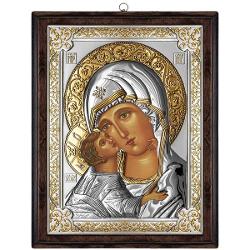 Icoana Maica Domnului Vladimir auriu 12x15 cm LC31180-O