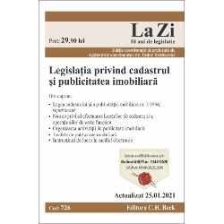 Legislatia privind cadastru si publicitatea imobiliara 25 ianuarie 2021