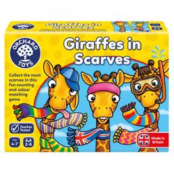 Joc educativ girafe cu fular GIRAFFES IN SCARVES , OR070 clb.ro imagine 2022