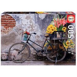 Puzzle 500 piese bicicleta con flores clb.ro imagine 2022