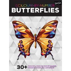 Colour-By-Number: Butterflies. 30+ Fun and Relaxing Colour-by-Number Projects to Engage and Entertain