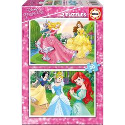Puzzle 2 x 20 piese Disney Princess