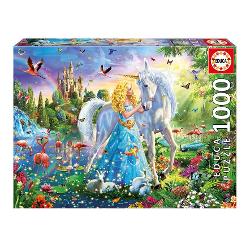 Puzzle 1000 piese The Princess and Unicorn clb.ro imagine 2022