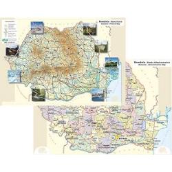 Vezi detalii pentru Plansa Romania fizica si politica A3
