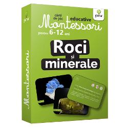 Roci si minerale. Carti de joc educative Montessori 6-12 ani