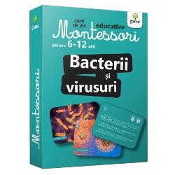 Bacterii si virusuri.. Carti de joc educative Montessori 6-12 ani