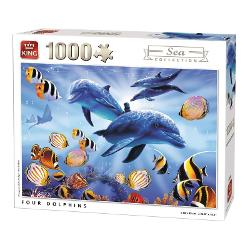 Puzzle 1000 piese Four Dolphins KG05666 clb.ro imagine 2022