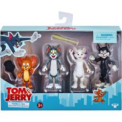 Set 4 figurine Tom and Jerry, Friends and Foes, S1 14458