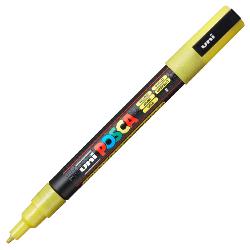 Marker UNI PC-3ML Posca 0.9-1.3 mm, cu sclipici, galben M1272