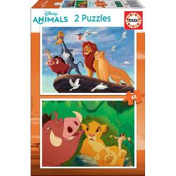 Puzzle 2×48 the lion king 18629 clb.ro imagine 2022