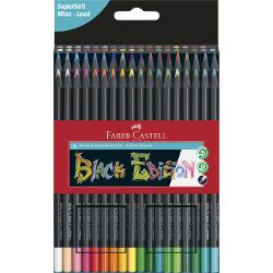 Creioane colorate Faber-Castell Black Edition, triunghiulare, cutie carton, 36 culori 116436 imagine 2022