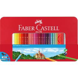 Creioane Colorate Faber-Castell 60 culori cutie metal 115894 clb.ro imagine 2022