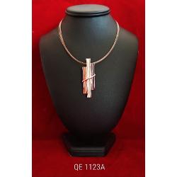 Colier zamac aurit aur roz 42 7cm qe1123a clb.ro imagine 2022