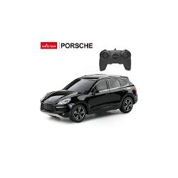 Masina Cu Telecomanda Porsche Cayenne Turbo Negru Cu Scara 1 La 24 Ras46100_Negru clb.ro imagine 2022