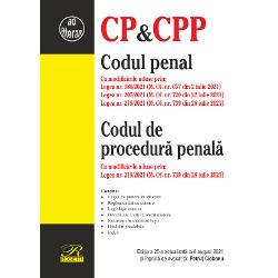 Codul penal. Codul de procedura penala 8 august 2021 clb.ro imagine 2022