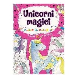 Unicornii magici - carte de colorat