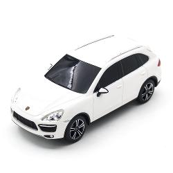 Masina Cu Telecomanda Porsche Cayenne Turbo Alb Cu Scara 1 La 24 Ras46100_Alb (scara