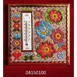 Termometru ceramica cuerda seca decorat manual 15x15cm 04150100