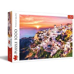Puzzle Trefl 1000 de piese Apus In Santorini 10435