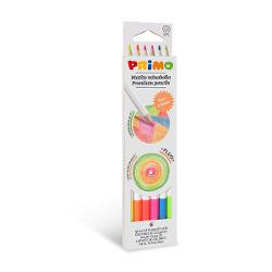Creioane colorate Minabella culori fluorescente 6 culori MC525106
