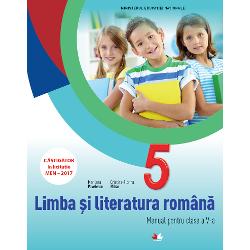 Manual limba si literatura romana clasa a V a + CD, Editura Litera