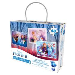 Set de 3 Puzzle-uri 3D cu cate 48 de piese fiecare, Frozen 2 6052967