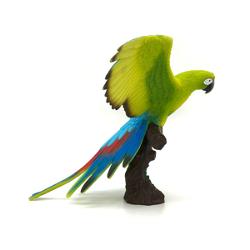 Magica International Trade - Figurina papagal macaw, 14 cm