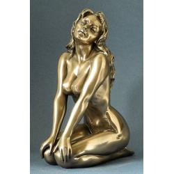 Aldonia Comimpex - Statueta polystone limbajul trupului - femeie nud 23cm wu76132