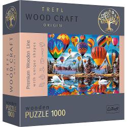 Puzzle cu 1000 de piese, din lemn, trefl - baloanele colorate 20143