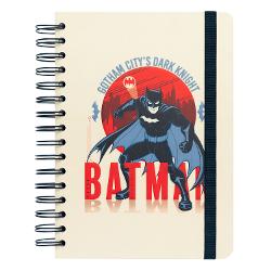 Agenda Batman DC Comics, A5, 90 de file, spirala exterioara, cu elastic si buzunar interior CTFBA50032
