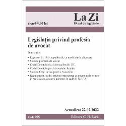 Legislatia privind profesia de avocat 22.02.2022