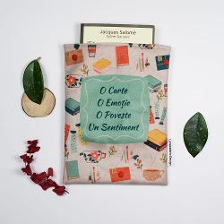 Husa pentru carte lampadaria design - book lovers peach